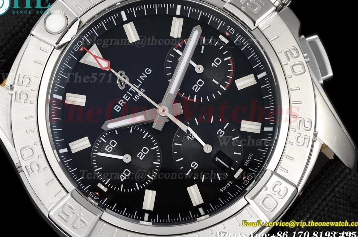 SS NY BLSF B01 Avenger Cal.01 Black 44mm Dial Chrono 0514